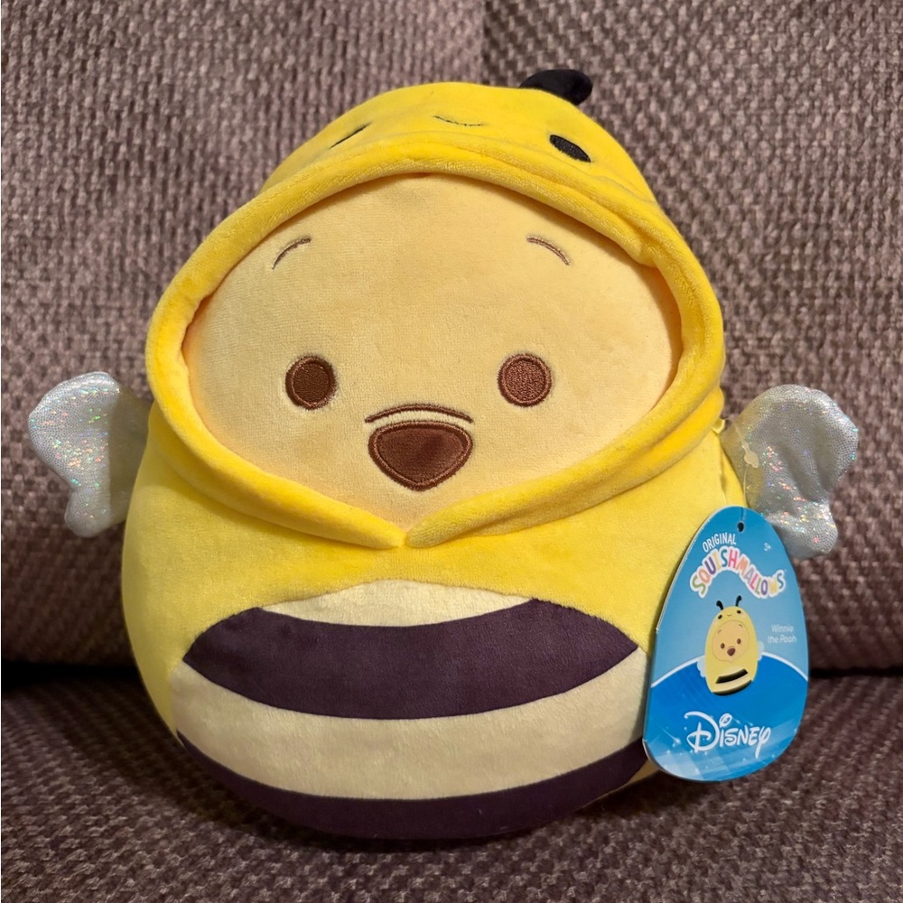 Squishmallows 8” Winnie The Pooh Bee Costume Disney Plush NWT